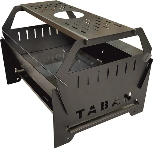 منقل و کباب پز مسافرتی ( تاشو ) تابان مدل 01 بدون رنگ